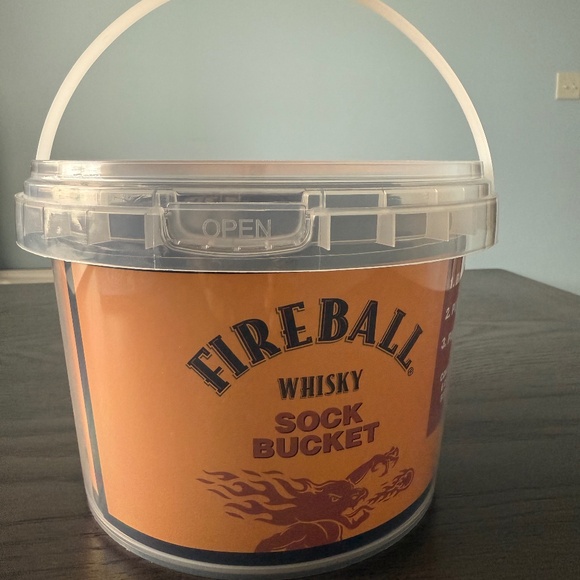 Ripple Junction Fireball Whiskey Sock Bucket Crew Socks Contains 6-Pairs - Picture 1 of 5